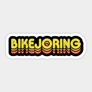 Retro Bikejoring Sticker